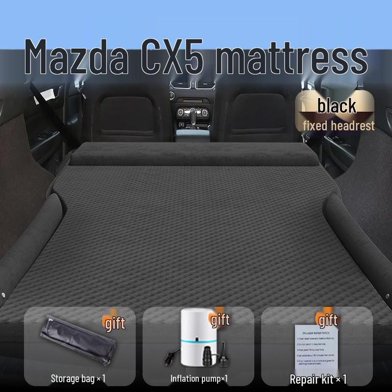 Mazda CX5 Car Bed: Inflatable Rear Seat Mattress & SUV Trunk Sleeping Pad.