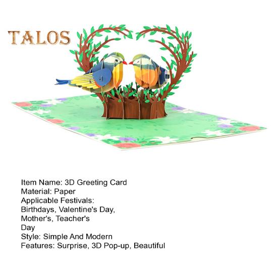 Открытка на день рождения с колибри, сделанная своими руками, объемная открытка с птицей и цветком, 3D-открытка на День матери, годовщина, День святого Валентина, поздравительная открытка для женщин