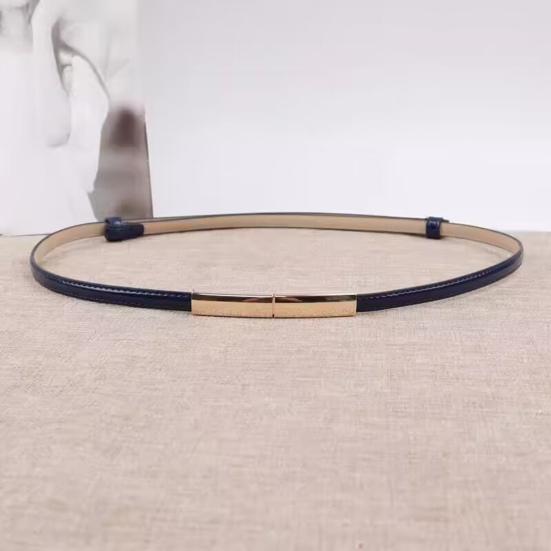 Ремень женский из искусственной кожи, регулируемый, тонкий, с застежкой-кнопкой, декоративный пояс для платья, аксессуары для одежды