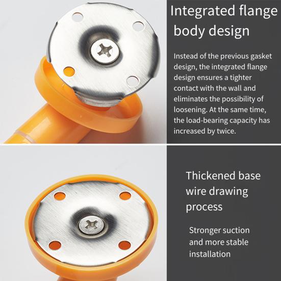 Нескользящий несущий поручень с подсветкой, дугообразным коленом, устойчивый к ржавчине стоячий опорный поручень