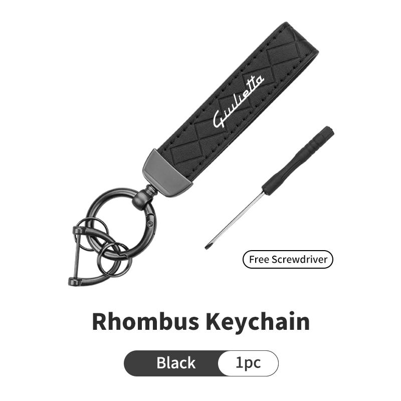 2026 Hot Sticker Car Logo Styling Keychain Business Gift Keyring Holder Accessories For Alfa Romeo Giulietta GT 159 147 156 Mito