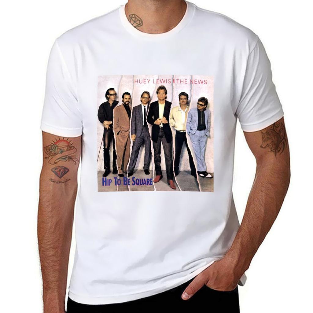 Huey Lewis And The News Hip To Be Square Tshirt Big And Tall Gym Tshirt