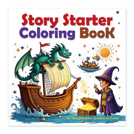 Everyday Superheroes Coloring Book 60-Page Interactive Adventure for Kids Portable Creative Coloring Book with Pencils Crayons Markers