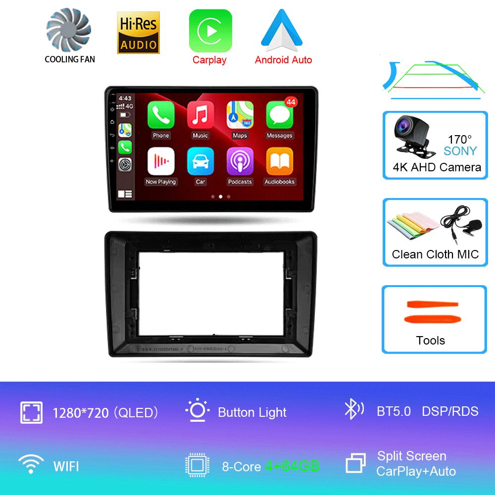 Android 14 автомобильное радио для Volkswagen Touran 2003-2015 мультимедийный видеоплеер стерео навигация GPS нет 2din 2 din dvd