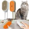 USB Rechargeable Cat Dog Grooming Comb With Electric Water Spray Cat Hair Brush for Washing Brushing for Short Long Haired Pets