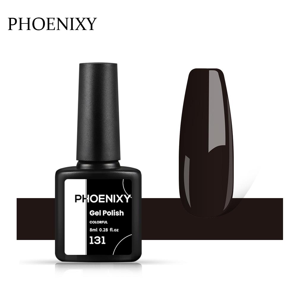 PHOENIXY, 60 цветов, гель-лак для ногтей, долговечный гель-лак, верхнее базовое покрытие, полуперманентный гель-лак, дизайн ногтей «сделай сам»