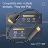 MINDPURE AD037 1m HDMI to VGA Cable 1080P 60Hz HD-Compatible Cord for TV/Monitor/Projector