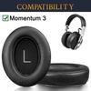 Амбушюры SOULWIT из овчины для гарнитуры Sennheiser Momentum 3 M3AEBTX, сменные амбушюры для наушников с шумоизоляцией, толстые, яркие