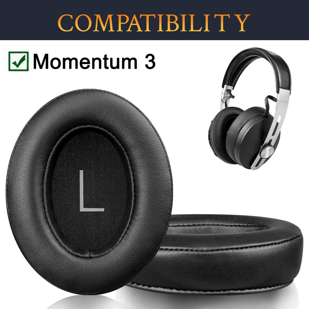 Амбушюры SOULWIT из овчины для гарнитуры Sennheiser Momentum 3 M3AEBTX, сменные амбушюры для наушников с шумоизоляцией, толстые, яркие