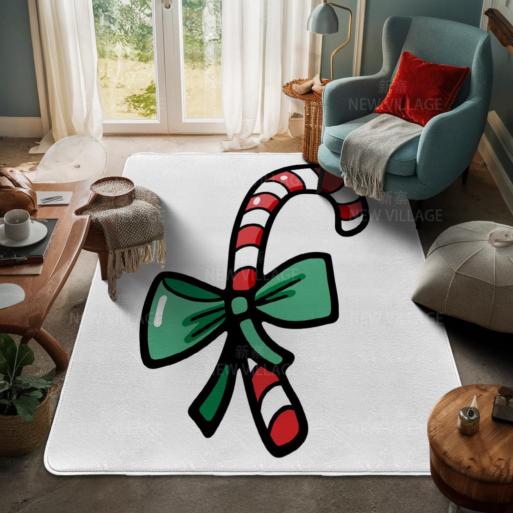 Ковер у входа в дом Домашний коврик у двери Гостиная Ванная Комната Ноги ванная комната Нескользящие коврики с водопоглощением для ванной Счастливого Рождества зима
