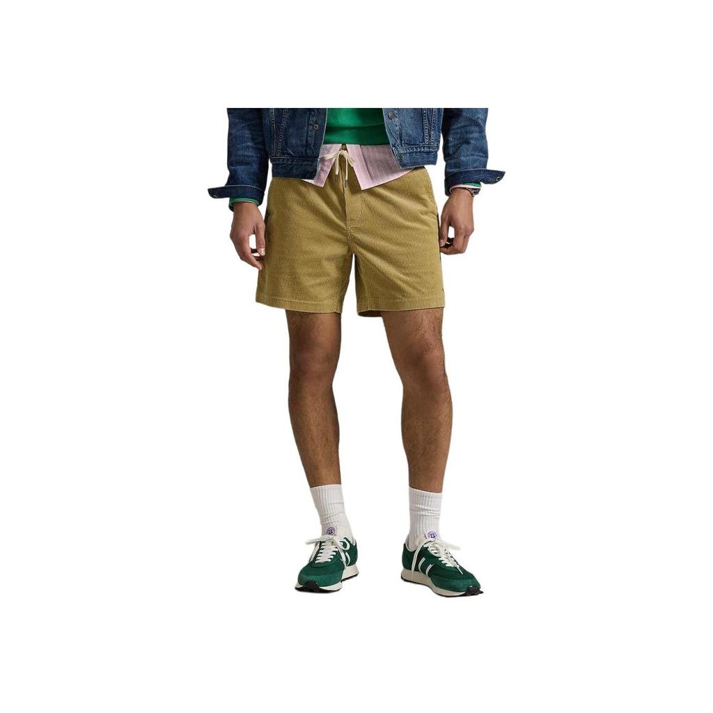 Polo Ralph Lauren Однотонные шорты с кулиской средней посадки для мужчин, повседневные шорты, коричневые MNPOSHO14G20529-250