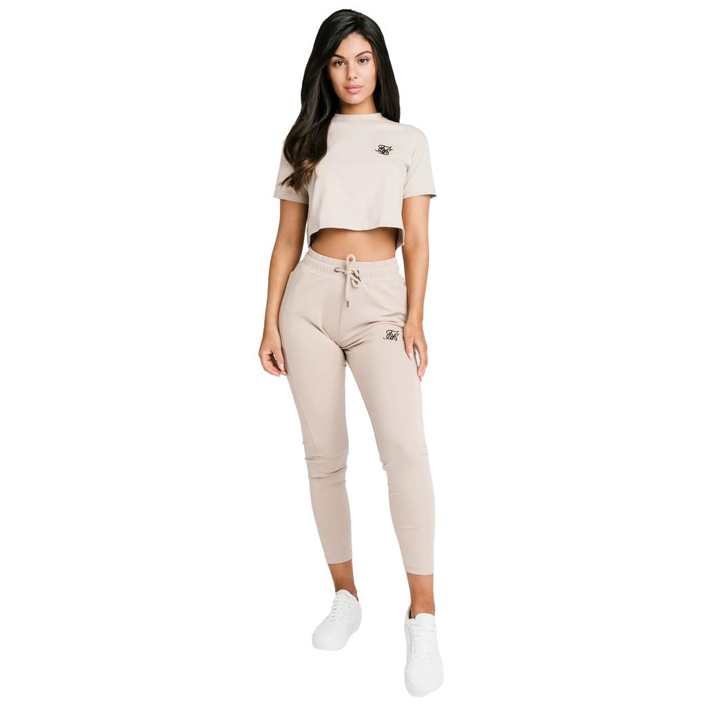 SikSilk Womens/Ladies Essentials Retro Boxy Crop T-Shirt