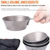 300ml Camping Bowls Pot 300ml With Spout 82mm Foldable
