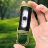 Multi-functional Mini Keychain Light Modes Adjustable Portable Rechargeable Flashlight Outdoor Camping Hiking Hanging Lamp Emergency Repair Work Lamp
