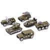 Mini Military Vehicles Alloy Army Tank Toys for Children Plastic Gliding Car Truck Kids Toy Gifts for Boy