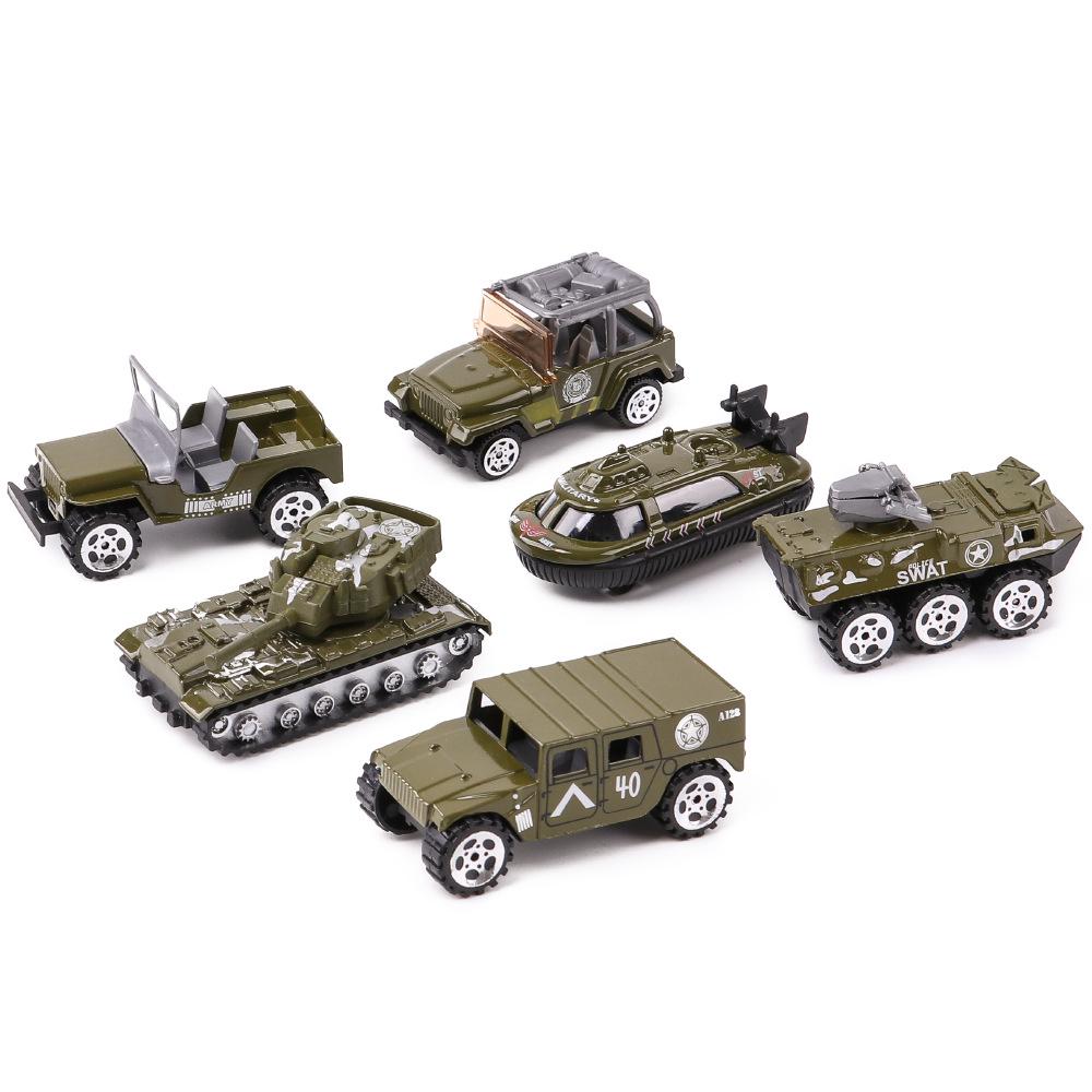 Mini Military Vehicles Alloy Army Tank Toys for Children Plastic Gliding Car Truck Kids Toy Gifts for Boy