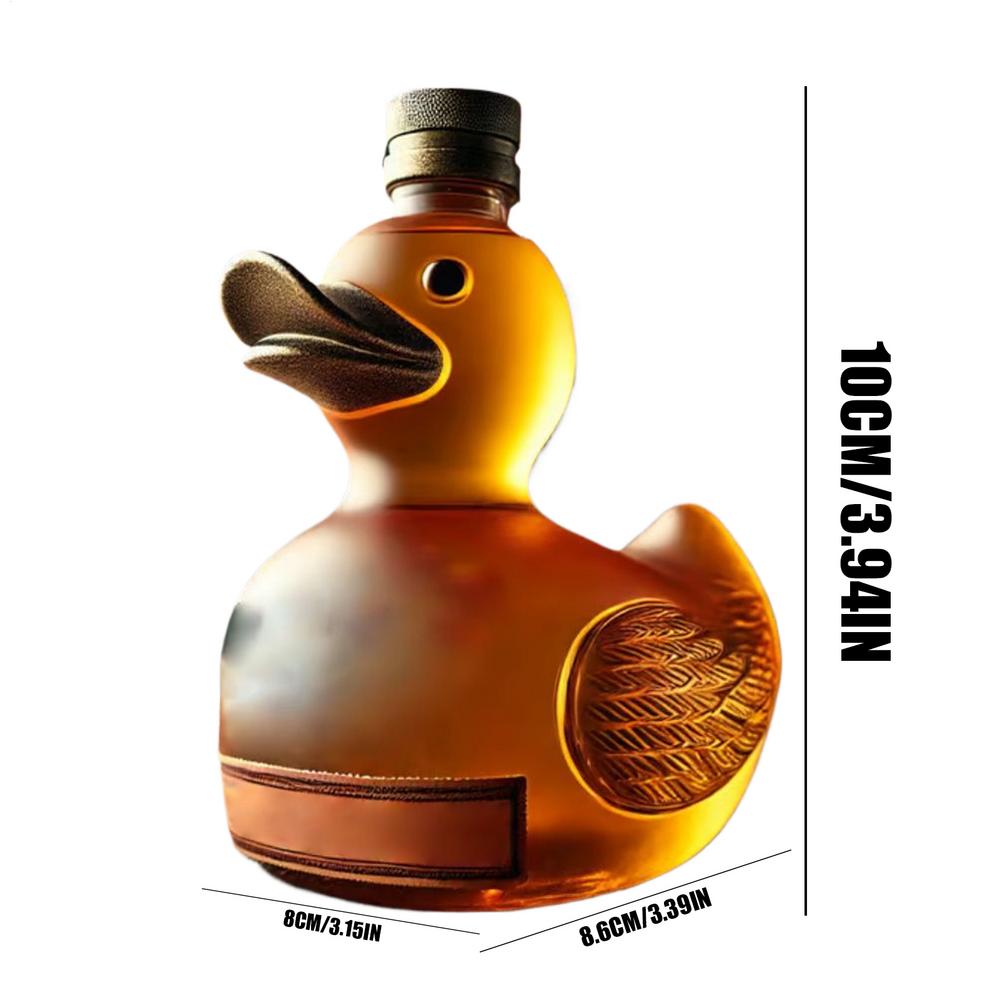 Duck Decanter Statue Wine Bottle Duck Statue Decanter Decoration for Men Women Whiskey Lovers Family Cabinet Display Storage