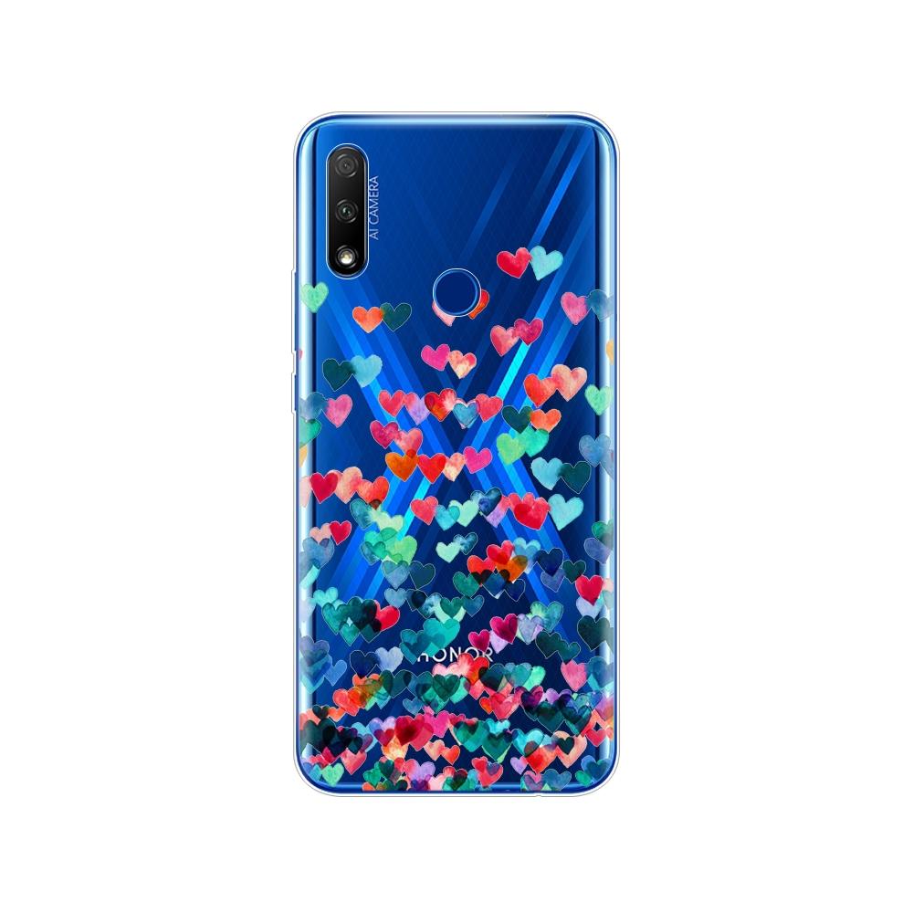 Для Honor 9X Global Case Honor 9X Премиум Чехол Силиконовый ТПУ Мягкая задняя крышка Чехол для телефона Для Huawei Honor 9X Premium STK-LX1 Бампер