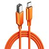 480Mbps USB-B Data Cord Nylon Braided Scanner Connection Cable  Scanner Connection