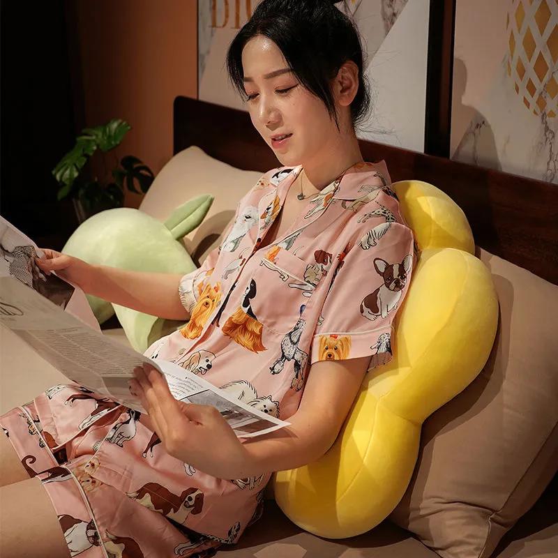 Милая подушка-цветок, подушка для ног для спящей девушки, прикроватная подушка, подушка для кровати в спальне, длинная подушка для сна на боку