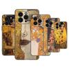Чехол для телефона Gustav Klimt Kiss Art для Apple iPhone 13 12 Mini 11 Pro XS Max X XR 8 7 6S 6 Plus SE 2020 5S 5, мягкий черный чехол из ТПУ
