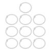 10Pcs Loose Leaf Binder Rings Book Hoops Metal Flash Card Book Binding Rings for Key Chain Index Card Scrapbooks Office Supplies
