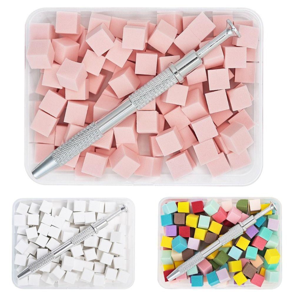 High Rebound DIY Manicure Makeup Sponge Soft Nail Stamper Sponge Gradient Nail Sponge Set  Women