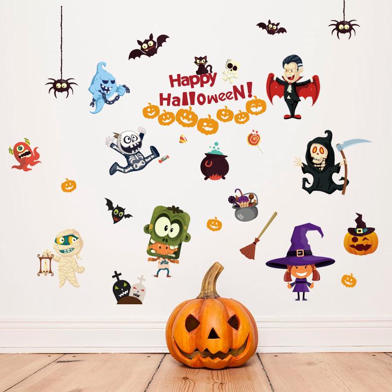 Living Room, Dining Room, Background Wall Decoration, Stickers, Creative Murals, Wall Stickers, Halloween Wall Stickers, Wallpaper Sheets