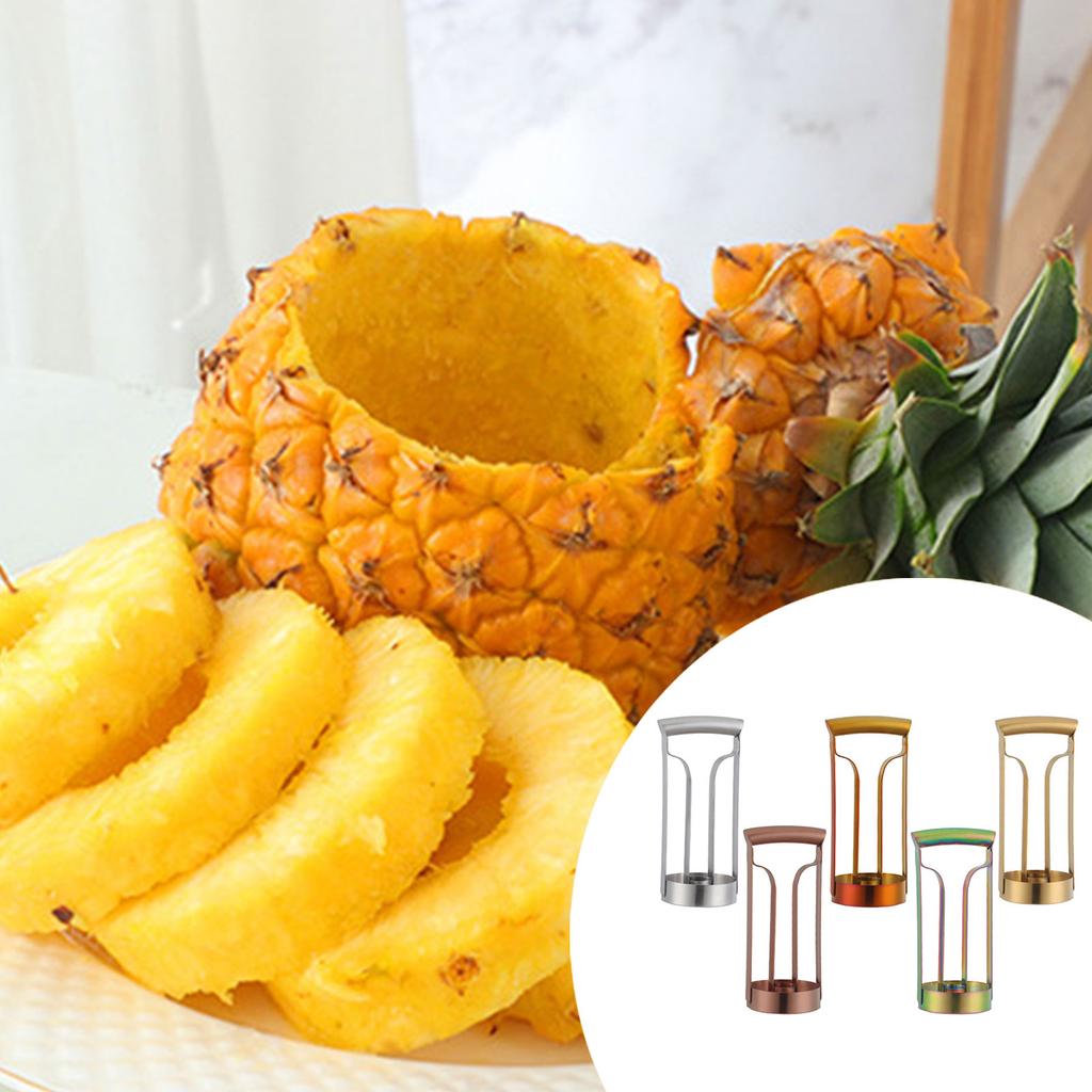 Stainless Steel Pineapple Peeler Corer Cutter Tool Portable Fruit Slicer Kitchen Tool Quick Pineapple Meat Picker