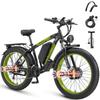 Электровелосипед Kaijielaisi V3 26" 2 двигателя по 1000 Вт, двойные дисковые тормоза, 48 В 23 Ач, взрослый электрический горный велосипед, 21 скорость, максимальная нагрузка 150 кг