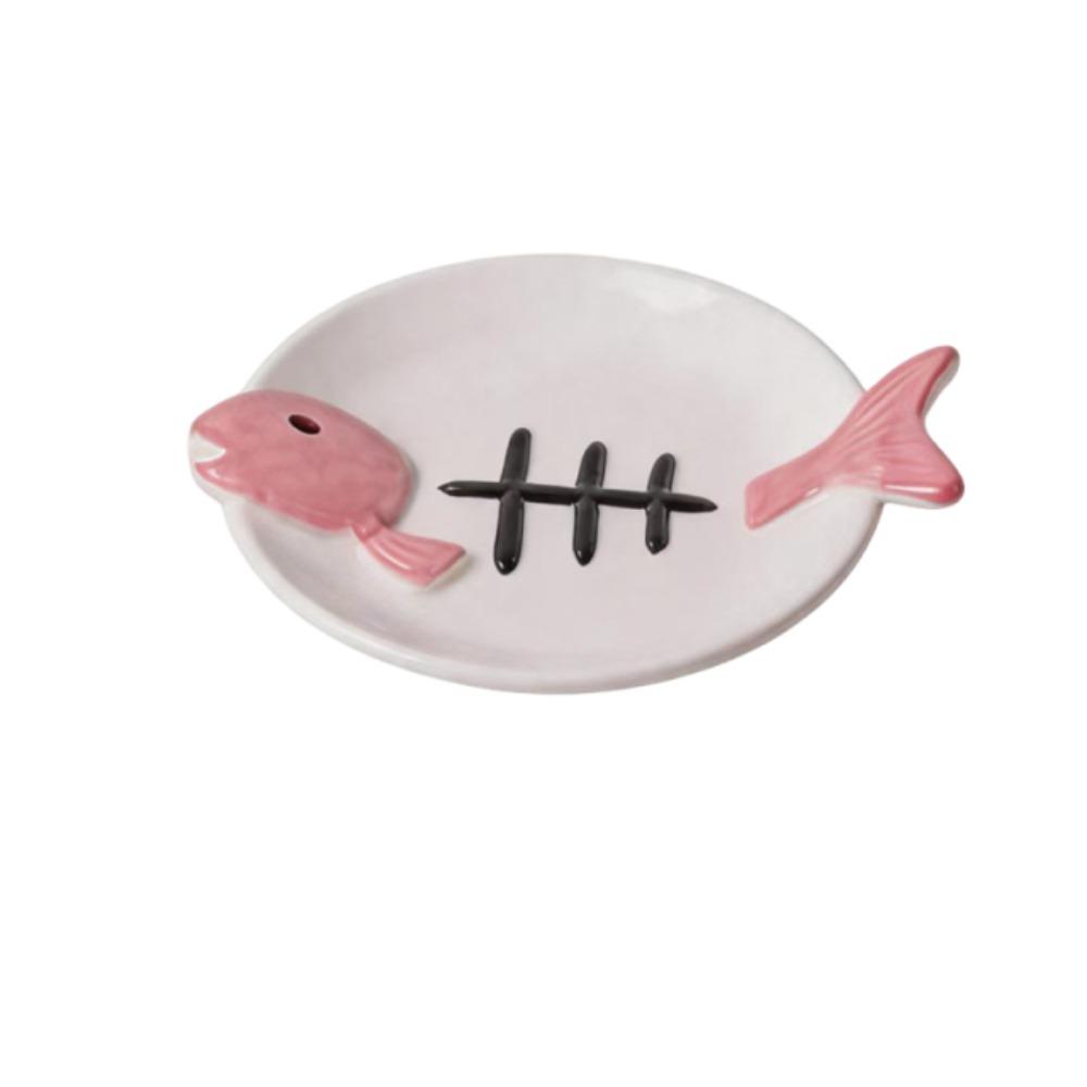 Ceramic Pet Food Water Bowl Cute Raised Pet Feeder Easy To Clean Pet Food Dispenser  Pet Supplies