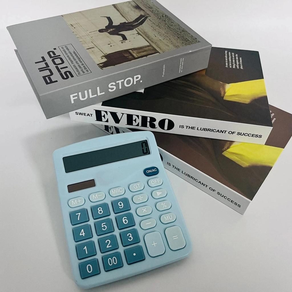 Калькулятор с большими кнопками, настольный калькулятор, 12-значный, чувствительные кнопки, калькулятор для офиса, школы