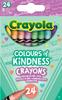 Crayola Message Crayon Color of Kindness Crayon 24 цвета 520116 Оригинальный продукт
