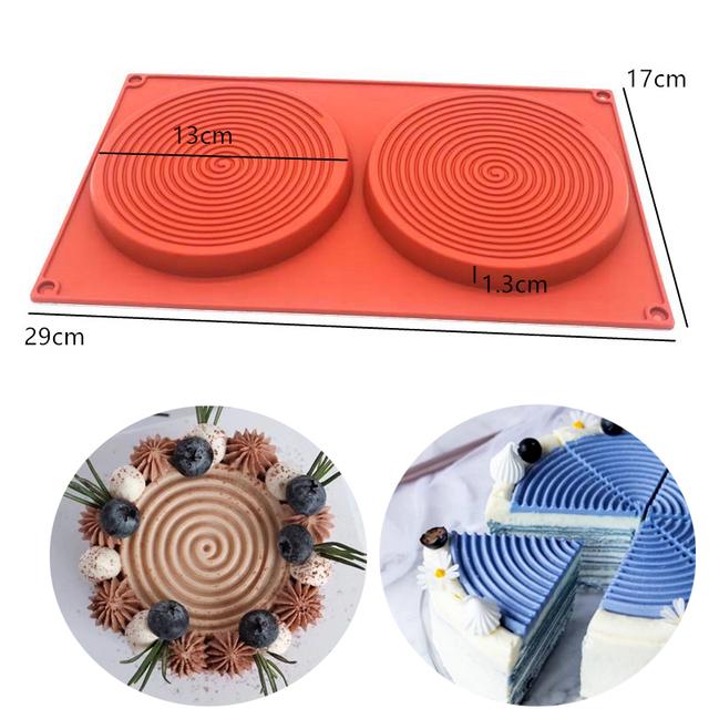 Круглые формы для выпечки, силиконовая форма для выпечки, форма для выпечки, торта, форма для кексов, кексов, пончиков, силиконовая форма для мыла, инструменты для шоколада