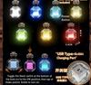 Mini Color Changing Potion Bottle Night Light Tap To Cycle 7 Colors, Perfect Desk Décor