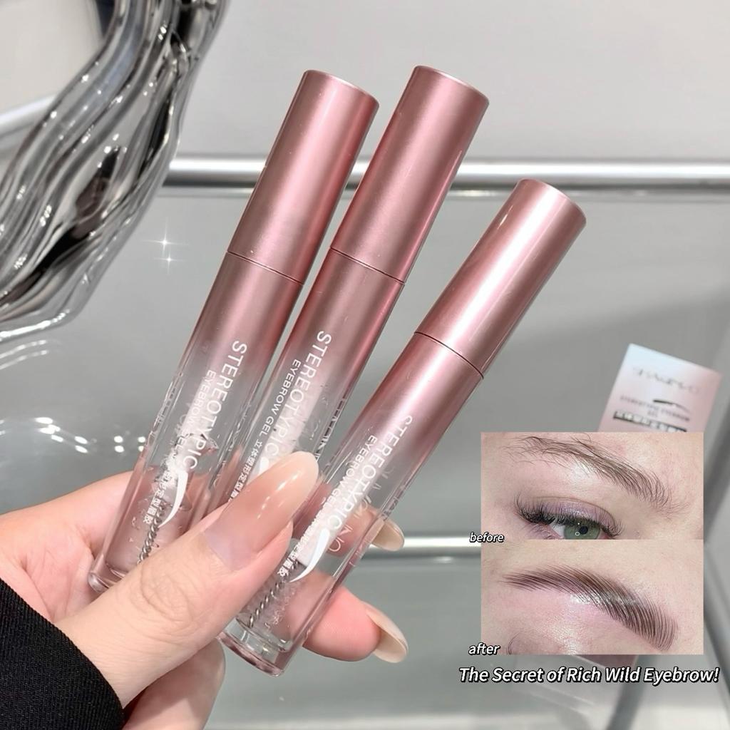 SHAQINUO Three-dimensional Shaping Eyebrow Gel Transparent Gel Create Natural Wild Eyebrow Long-lasting Makeup