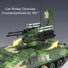 1:28 PGZ-95 Модель танка из сплава Игрушечная машинка Гусеничная связь Регулируемый ствол Миниатюрные модели военных танков для взрослых Подарки