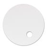 Round White 10 Pieces Double-sided Fan, (5 Sets)