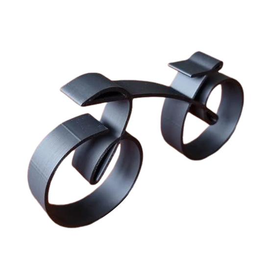 Wire Framed Bicycle Sculpture Minimalistic Simple Style Fine Workmanship Home Decoration Bike Silhouette Ornament