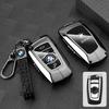 EUCQ6 Zinc Alloy Leather Car Remote Key Case for BMW F10 F11 F20 F25 F30 F31 F34 G20 G30 X3 X4 I3 M3 M4 1 3 5 Series Accessory
