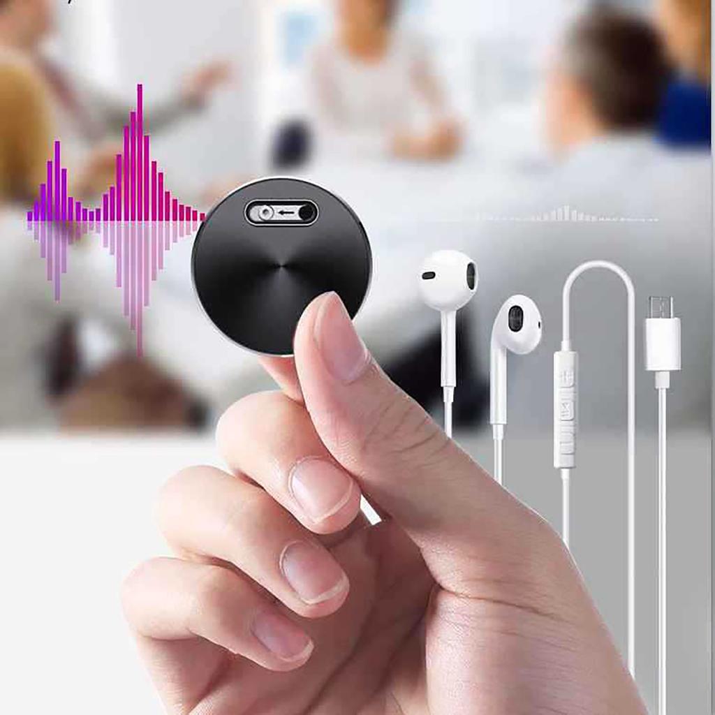 Classic Rechargeable Recording Pen Audio Recording Device, Up To 50 Hours Of Recording, With Headphones And Sound Sensors
