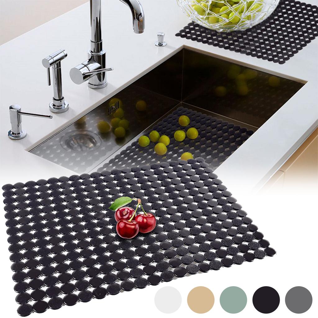 Anti-Slip Sink Mat For Kitchen Hollow Design Sink Dishwashing Mat For Home Kitchen
