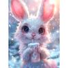 5d DIY Diamond Painting Cross Stitch Cartoon Animal Rabbit Diamond Embroidery Mosaic Full Round Drill Home Decor