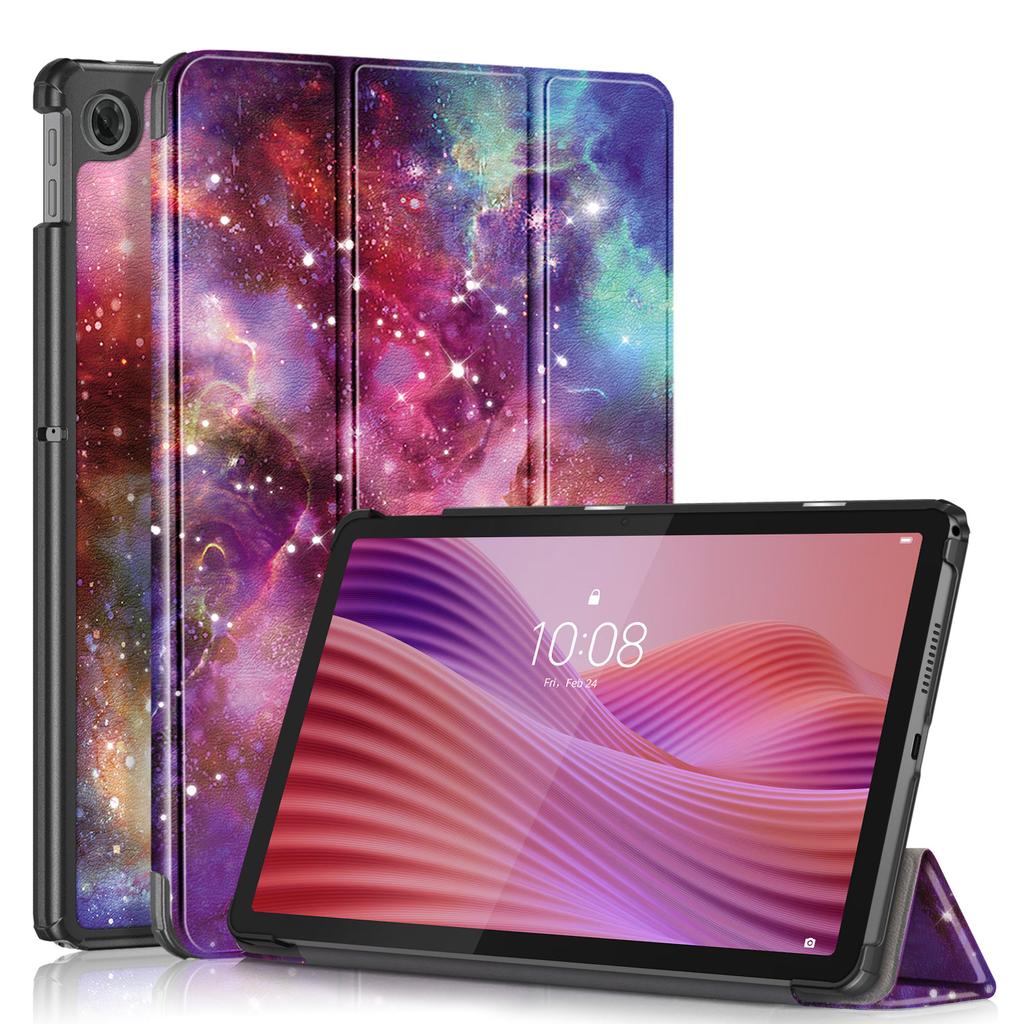 Чехол для Lenovo Tab 10.1 2025 TB-311FU TB-311XU с тройной складкой и магнитом для Tab K10 2-го поколения 10.1 дюйма с функцией автоматического пробуждения/сна