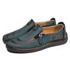 Мужские новые кожаные повседневные деловые туфли, удобные мокасины, модные мягкие туфли для вождения, нескользящие туфли для ходьбы, большой размер