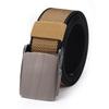 Men's Nylon Woven Canvas Belt with Automatic Buckle - Youth & Student Casual Tactical Belt