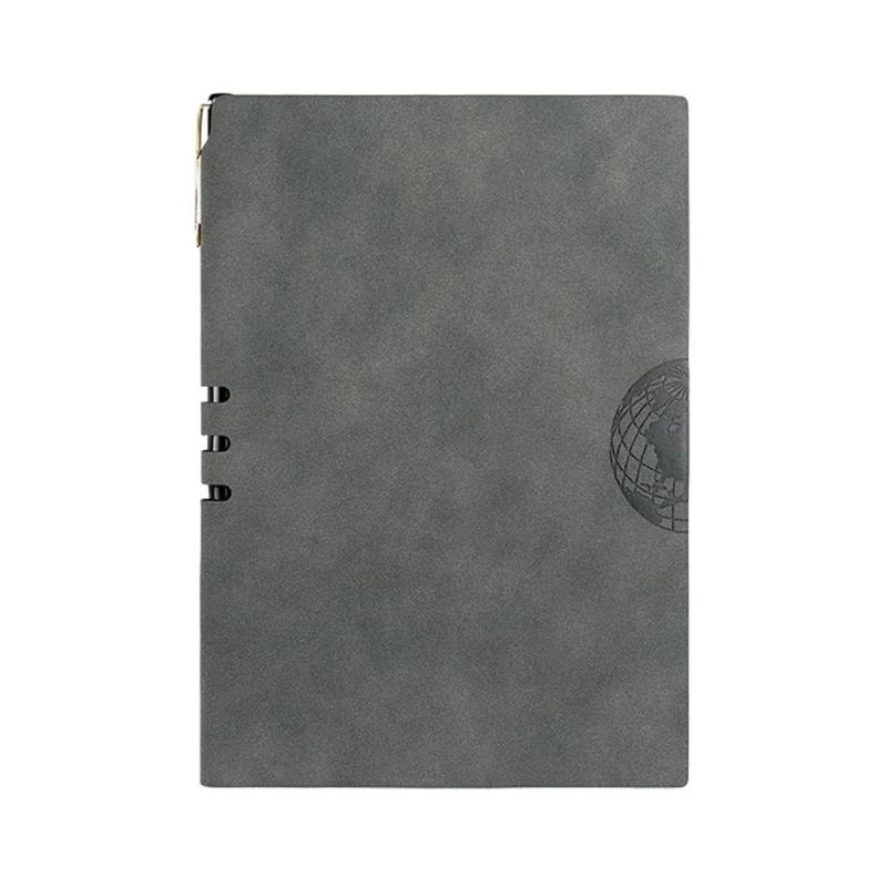 А5 Ретро Книга из Натуральной Кожи Офисная Школьная Принадлежность ПУ Блокнот Блокнот Дневник Бизнес Журнал Планировщик Канцелярские Товары Блокнот