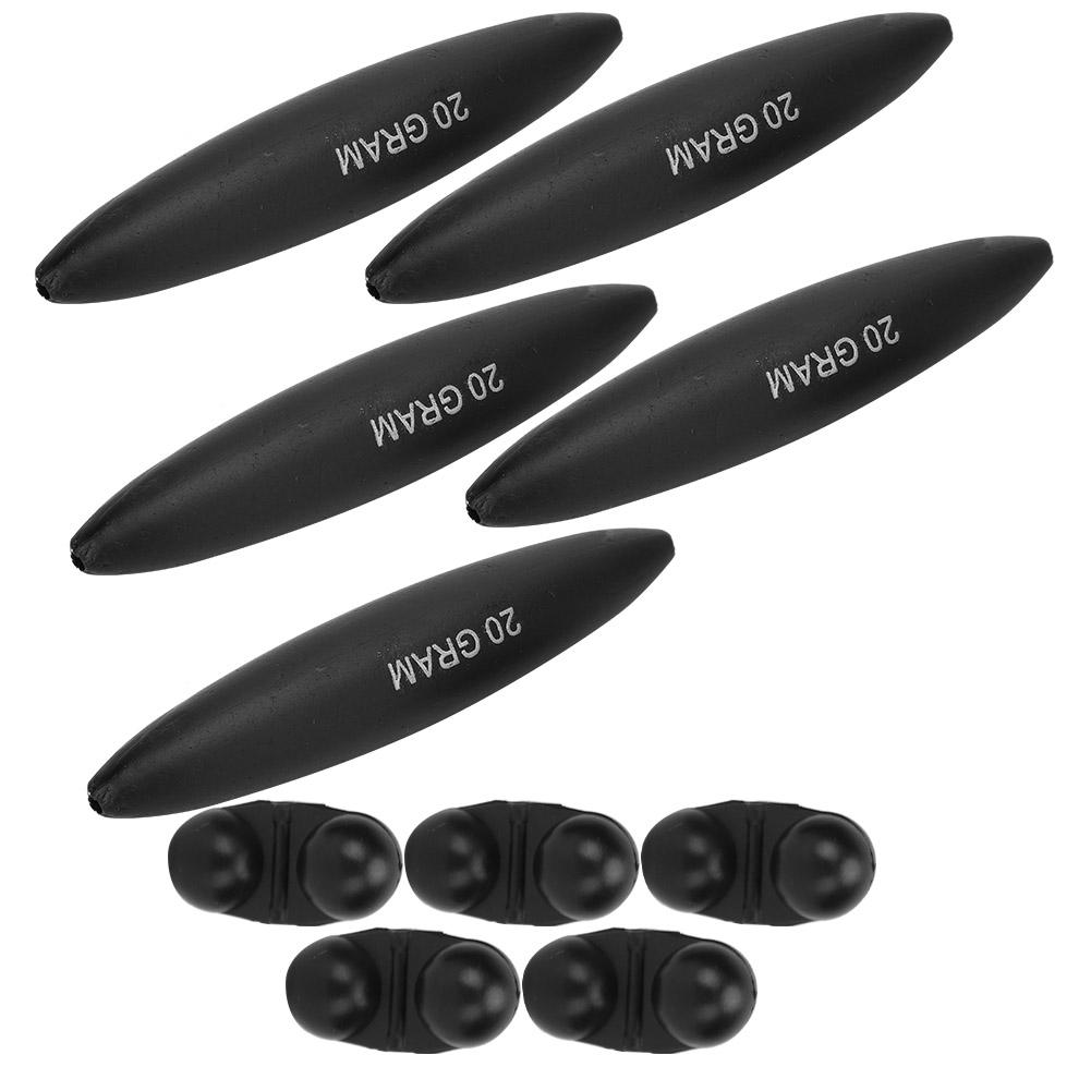 5 шт. портативные поплавки для сома из этиленвинилацетата и колокольчики для рыбалки, высокопрочные черные