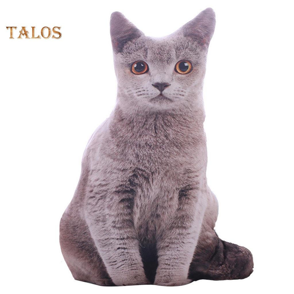 Baby-k 50 см милая имитация трехмерной подушки для кошки с рисунком тигра плюшевая игрушка-кукла