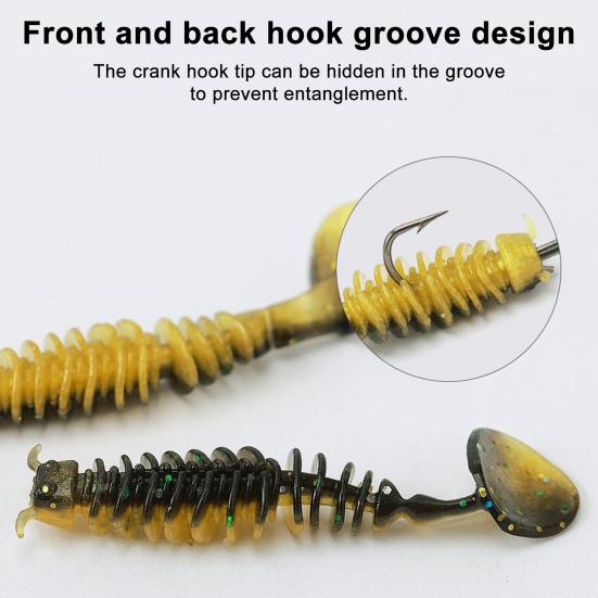 Набор искусственных приманок и рыболовных аксессуаров для рыбалки на открытом воздухе с ящиком для снастей, реалистичный дизайн, яркие цвета, острые джиг-крючки для рыбы, рыболовные инструменты